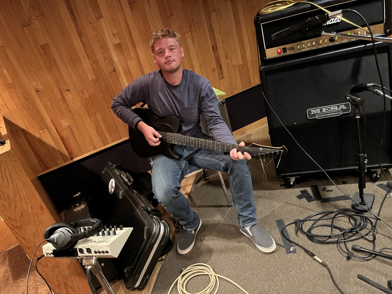 Tyler in the studio